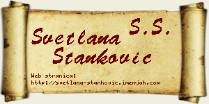 Svetlana Stanković vizit kartica